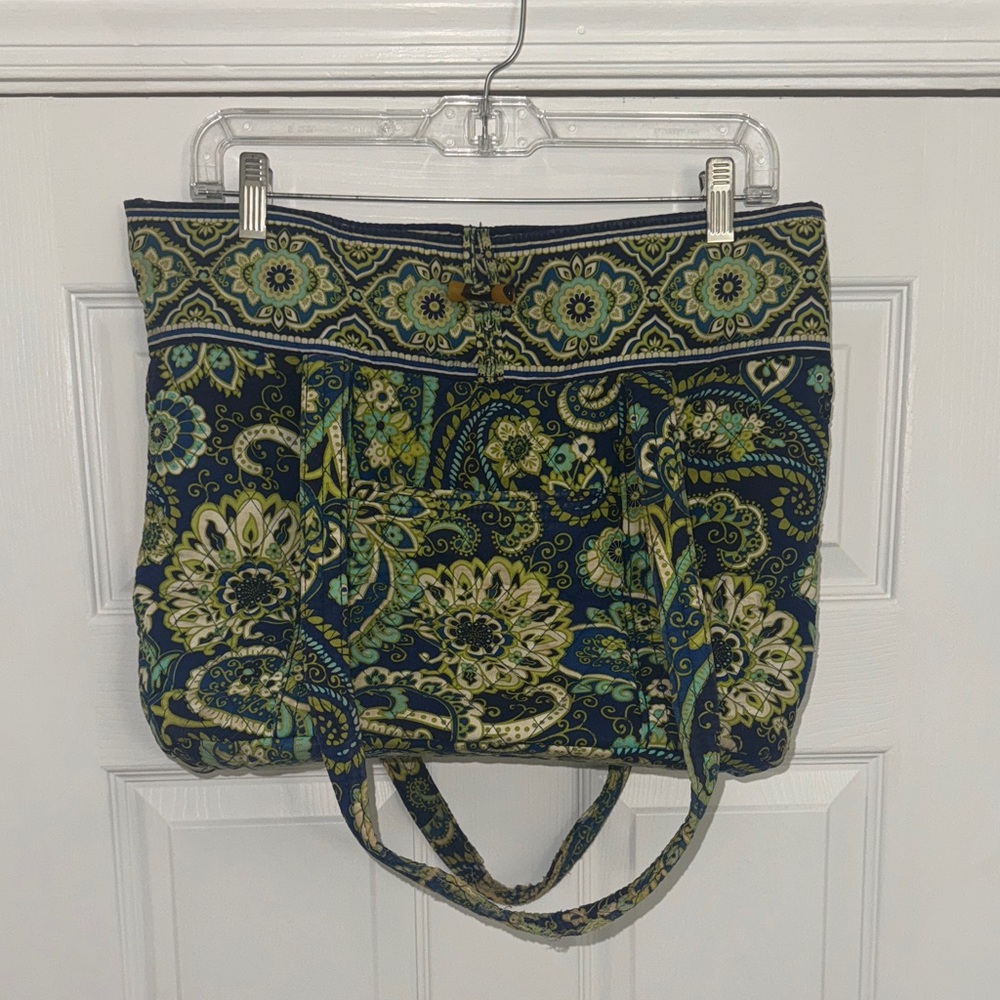 Vera Bradley Rhythm & Blues shoulder tote bag